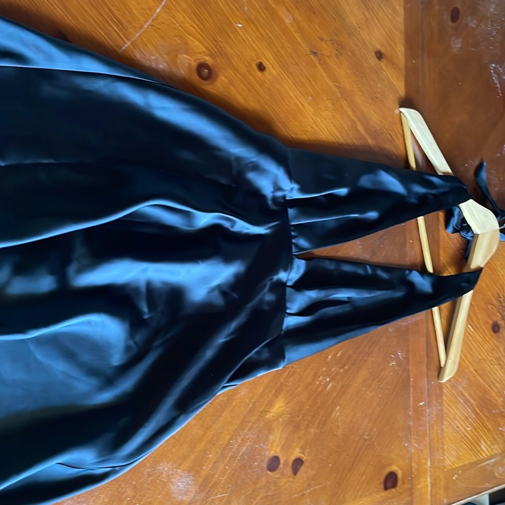 Zara little black halter dress